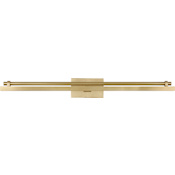 Visual Comfort Kal 3" Tall LED Wall Sconce Natural Brass