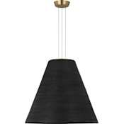Visual Comfort Karam 21" Wide LED Pendant Natural Brass / Black