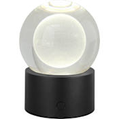 Visual Comfort Mina 6" Tall LED Accent Table Lamp Black