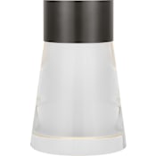Visual Comfort Caspe 8" Tall LED Accent Table Lamp Bronze