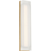Visual Comfort Milley 21" Tall LED Wall Sconce Natural Brass