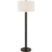 Visual Comfort Longacre 2 Light 65" Tall Torchiere Floor Lamp Bronze