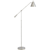 Visual Comfort Goodman 45" - 80" Floor Lamp by Thomas O'Brien Polished Nickel