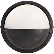 Visual Comfort Pelham 10" Moon Light Sconce with White Glass by Thomas O'Brien Bronze