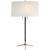 Visual Comfort Caron 2 Light 27" Tall Buffet Table Lamp Bronze / Antique Brass