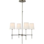 Visual Comfort Bryant 4 Light 26" Wide Chandelier Antique Nickel