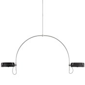 Visual Comfort Oso 73" Wide LED Linear Chandelier Polished Nickel