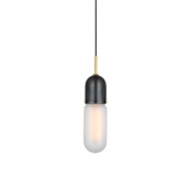Visual Comfort Junio 4" Wide Mini Pendant Bronze / Brass