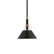 Visual Comfort Turlington 9" Wide Mini Pendant Bronze / Hand-Rubbed Antique Brass