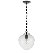 Visual Comfort Katie 10" Pendant Light by Thomas O'Brien Bronze