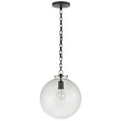Visual Comfort Katie 12" Pendant Light by Thomas O'Brien Bronze