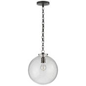 Visual Comfort Katie 12" Pendant Light by Thomas O'Brien Bronze