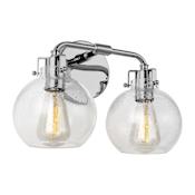 Visual Comfort Clara 2 Light 15" Wide Vanity Light Chrome