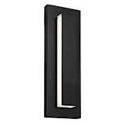 Visual Comfort Aspen 15" Tall LED Outdoor Wall Sconce Black
