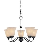 Volume Lighting Hammond 5 Light 24" Wide Chandelier Antique Bronze