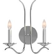 Volume Lighting Alesia 2 Light 15" Tall Wall Sconce Polished Nickel