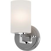 Volume Lighting Sharyn Single Light 9" Tall Bathroom Sconce Chrome