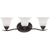 Volume Lighting Trinidad 3 Light 24" Wide Bathroom Vanity Light Antique Bronze