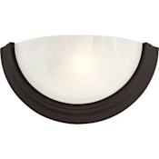 Volume Lighting Lunar Single Light 8" Tall Wall Sconce Antique Bronze