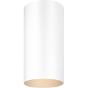 Volume Lighting Single Light 6" Wide Flush Mount Ceiling Fixture White