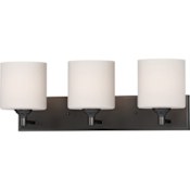 Volume Lighting Milena 3 Light 23" Wide Bathroom Vanity Light Antique Bronze