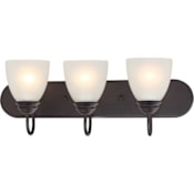Volume Lighting Mari 3 Light 24" Wide Bathroom Vanity Light Antique Bronze