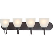 Volume Lighting Mari 4 Light 30" Wide Bathroom Vanity Light Antique Bronze
