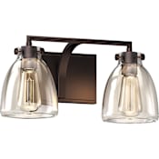 Volume Lighting 2 Light 16" Wide Vanity Light Antique Bronze