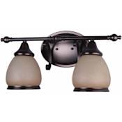Volume Lighting Camden 2 Light 21" Wide Bathroom Vanity Light Florence Bronze