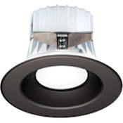 Volume Lighting 4" LED Open Recessed Trim Antique Bronze