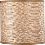 Volume Lighting 10" Height Drum Shade Basketweave