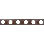 Volume Lighting 6 Light 36" Width Bathroom Vanity Strip Antique Bronze