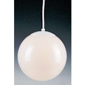 Volume Lighting 1 Light Foyer 12" Height Pendant with Opal Glass Shade White