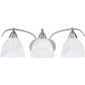 Volume Lighting Kora 3 Light 22.75" Width Bathroom Vanity Light Brushed Nickel