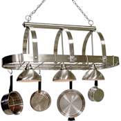 Volume Lighting 3 Light Down Light 23" Height Chandelier with Metal Dome Shade Brushed Nickel