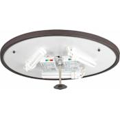Volume Lighting Esprit 3 Light Flush Mount Ceiling Fixture Antique Bronze