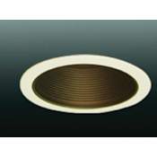 Volume Lighting 6" Recessed Trim with Metal Baffle Black