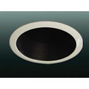 Volume Lighting 6" Recessed Trim with Air Tight Cone Baffle Black