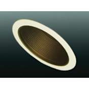 Volume Lighting 6" Recessed Trim with Stepped Baffle Black