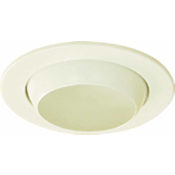 Volume Lighting 4" Recessed Trim with Eyeball White