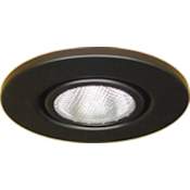 Volume Lighting 4" Recessed Trim with Gimbal Ring Black