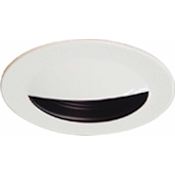 Volume Lighting 4" Recessed Trim with Wall Wash with 50 Watt Non-IC and 35 Watt IC Lamping Black