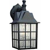 Volume Lighting 1 Light 12" Height Outdoor Wall Sconce Black