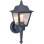 Volume Lighting 1 Light 13.75" Height Outdoor Wall Sconce with Clear Glass Black