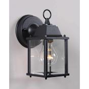 Volume Lighting 1 Light 8" Height Outdoor Wall Sconce Black