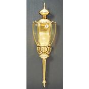 Volume Lighting 1 Light 25.5" Height Outdoor Wall Sconce with Clear Beveled Glass Polished Brass