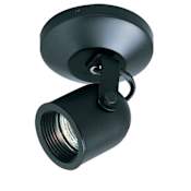 WAC Lighting ME-808 6" Tall Low Voltage Accent / Spot Light Black