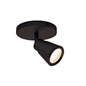 WAC Lighting Solo 5" Wide LED Accent / Spot Light Black / 3000K