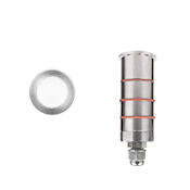 WAC Lighting 1" Inground Slim Recessed Luminaire Round Stainless Steel