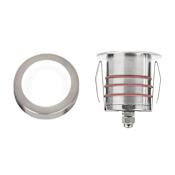 WAC Lighting Single Inground Indicator Light 2" Wide 12V LED In-Ground Well Light Stainless Steel